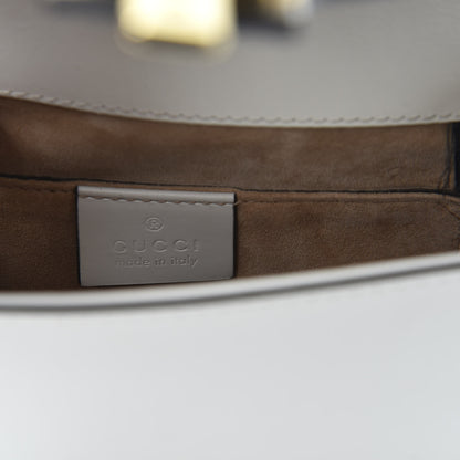 Gucci Calfskin Mini Sylvie Chain Shoulder Bag White 7 of 9