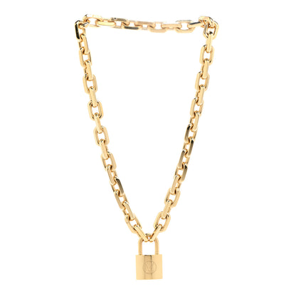 Louis Vuitton LV Edge Necklace Cadenas Gold 3 of 7