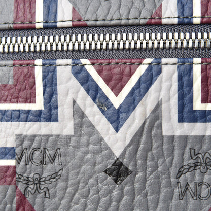 MCM Visetos Gunta Small Stark Backpack Phantom Grey 14 of 17