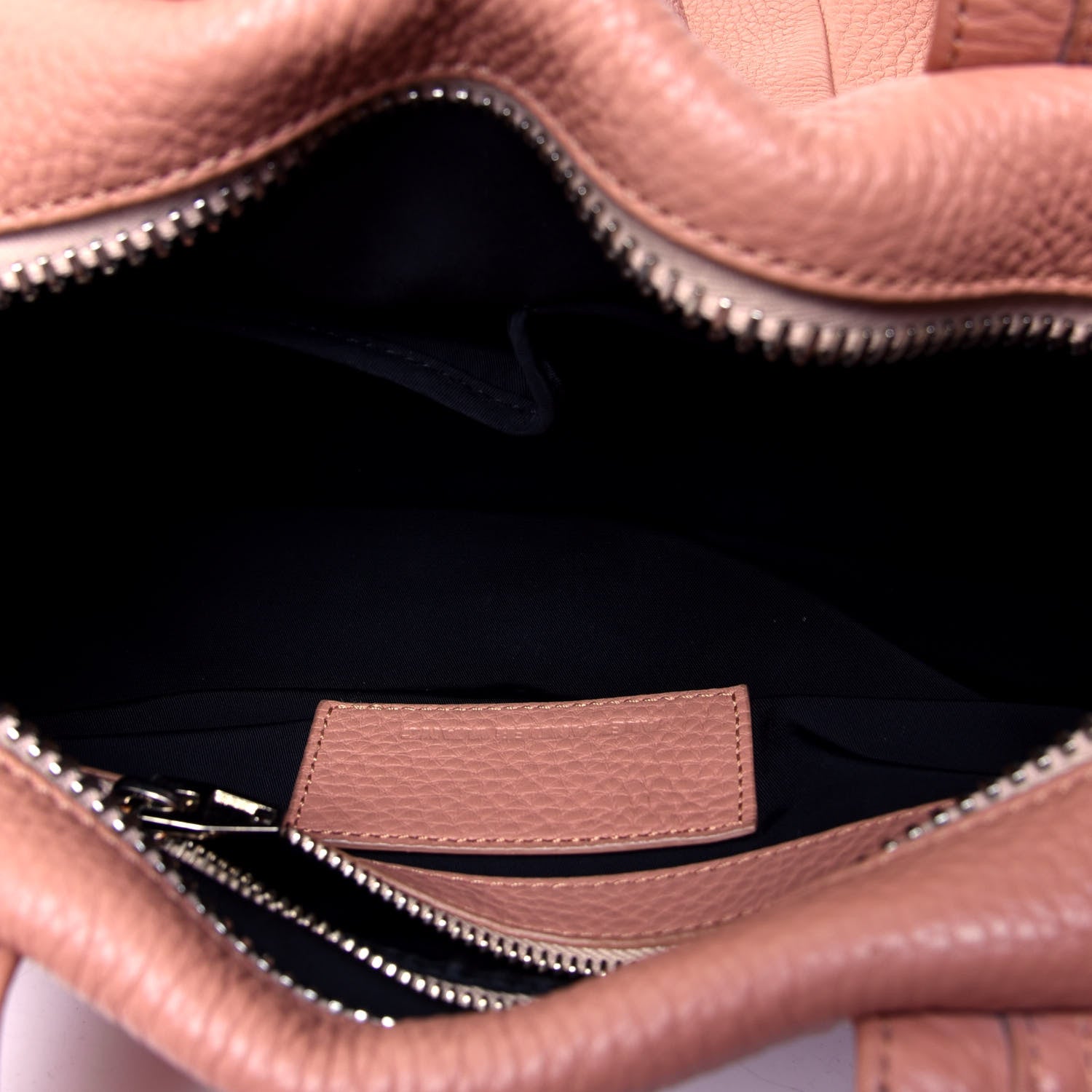 Alexander Wang Soft Pebbled Lambskin Rocco Tan Pale Gold Hardware 4 of 4