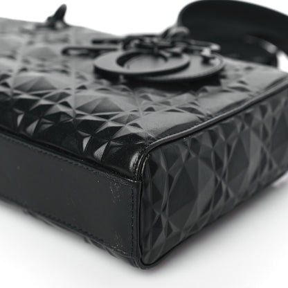 Christian Dior Calfskin Cannage Diamond Medium Lady D-Joy Black 8 of 8