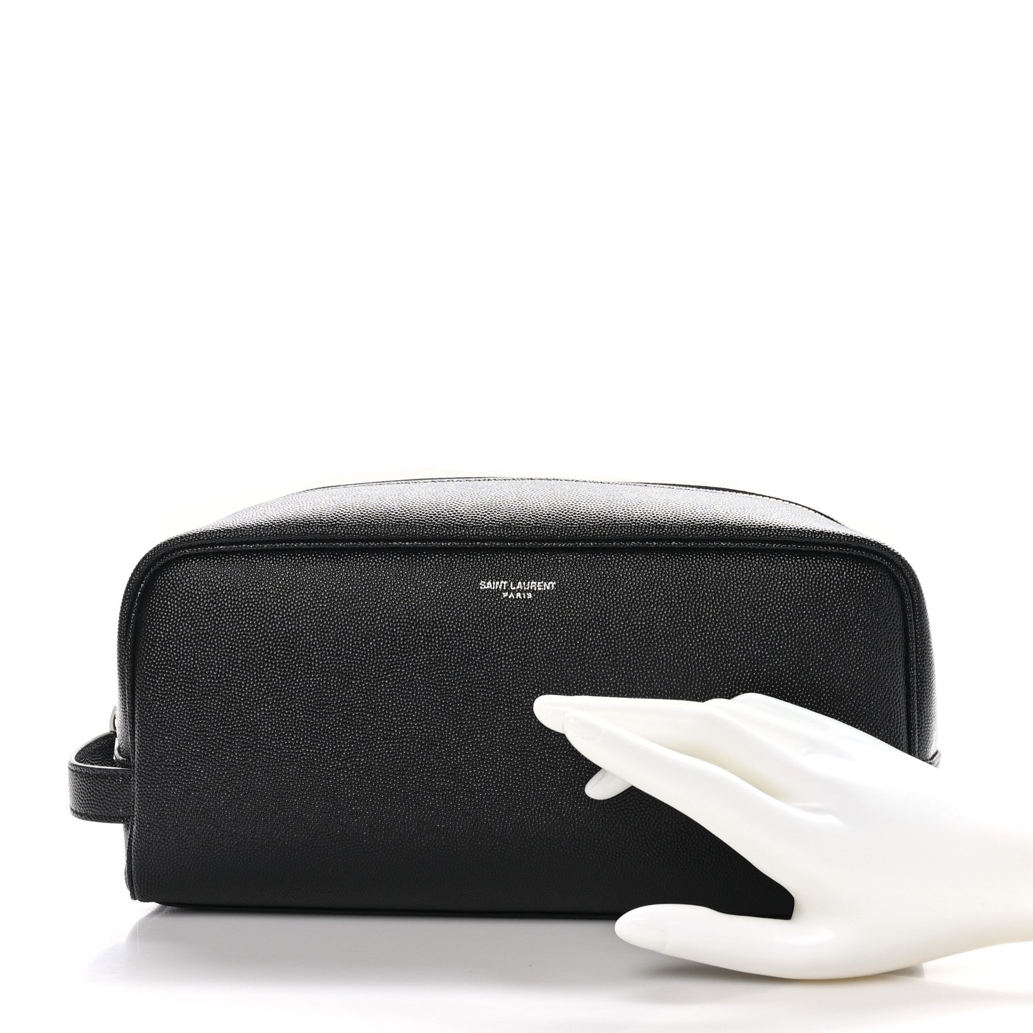 Saint Laurent Grain De Poudre Cosmetic Case Black 2 of 10