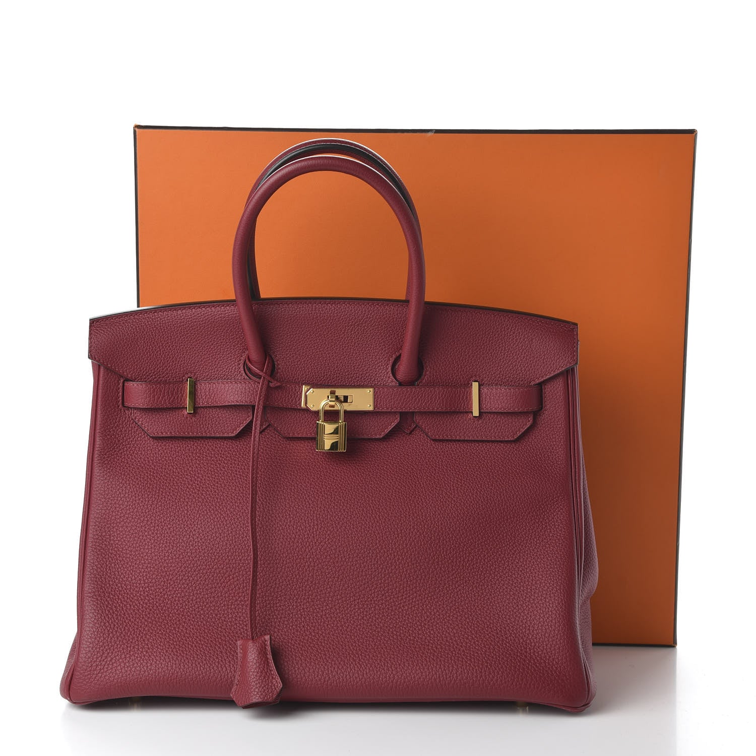 Hermes Togo Birkin 35 Rouge Grenat 11 of 11