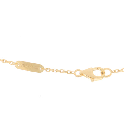 Van Cleef & Arpels 18K Yellow Gold Vintage Alhambra Pendant Necklace 4 of 6