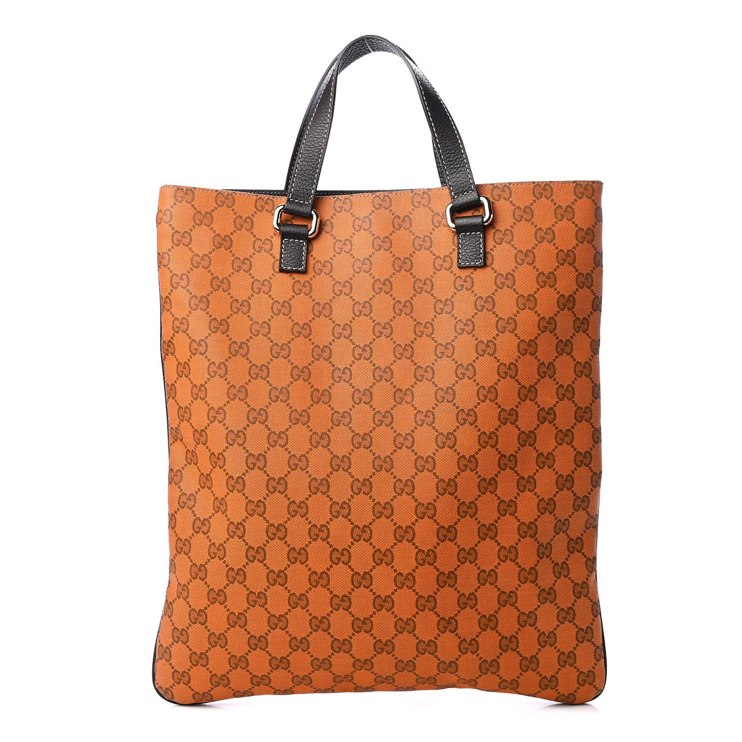 Monogram Flat Vertical Tote Orange