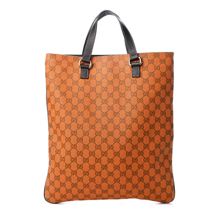 Gucci Monogram Flat Vertical Tote Orange 1 of 9