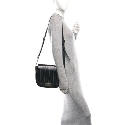 Saint Laurent Crinkled Matelasse Betty Messenger Black 2 of 12