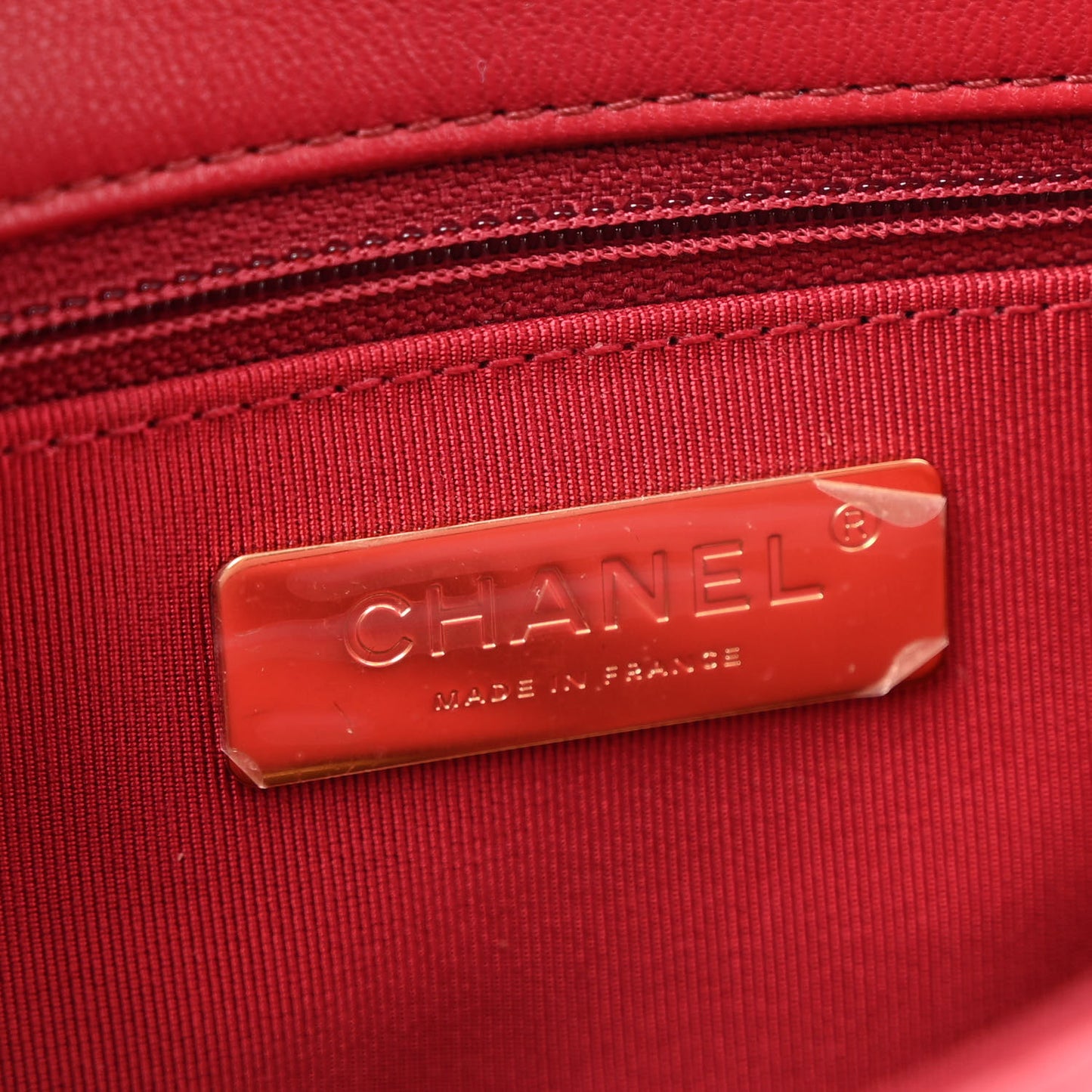 Goatskin Quilted Large Chanel 19 Flap Dark Pink