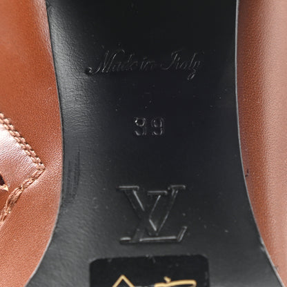 Louis Vuitton Calfskin Monogram Star Trail Ankle Boots 39 Cognac 6 of 8