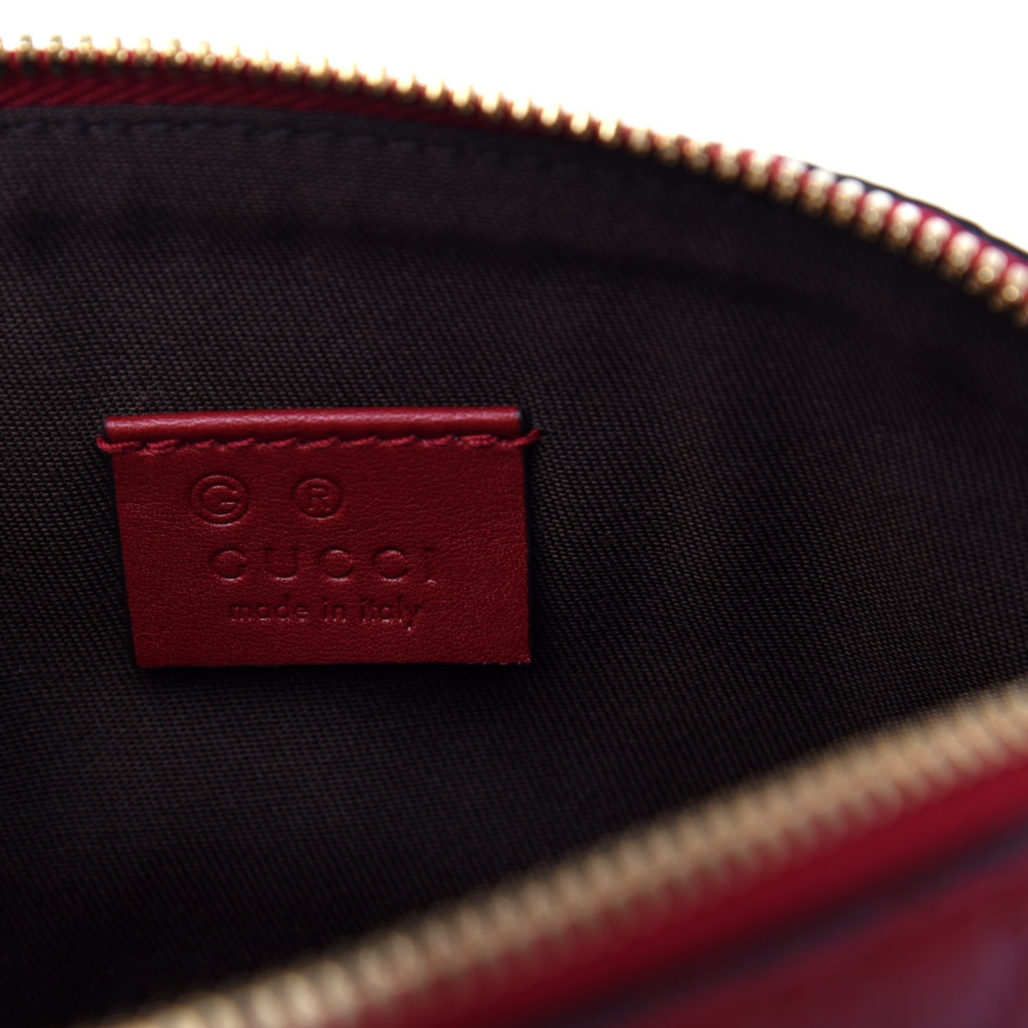 Gucci Microguccissima GG Cosmetic Case Red 6 of 9