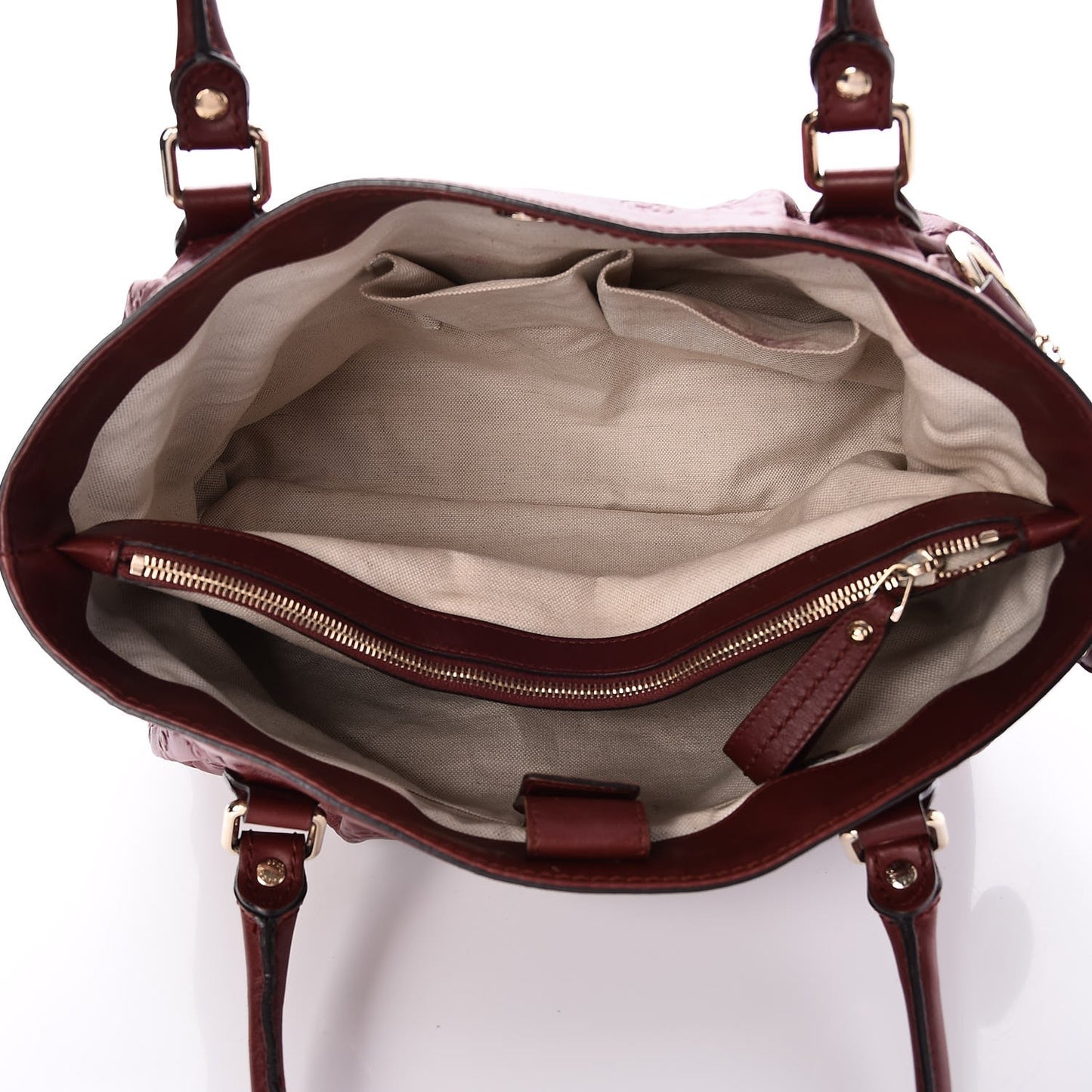 Guccissima Medium Sukey Top Handle Tote Raspberry Candy