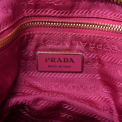 Prada Canapa Semitracolla St Venez Tote Giada Peonia 8 of 13