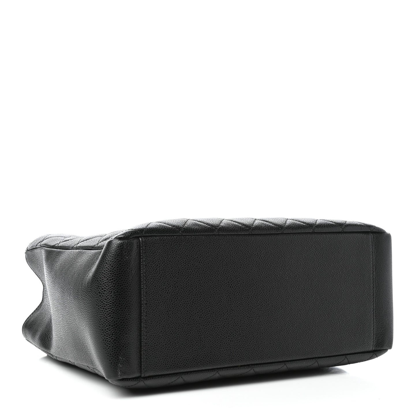Caviar Quilted Grand Shopping Tote GST Black