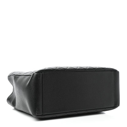 Chanel Caviar Quilted Grand Shopping Tote GST Black 4 of 9