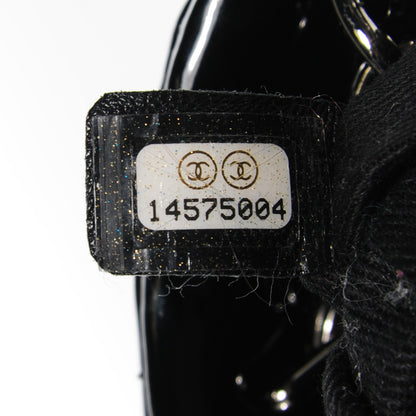 Chanel Patent Quilted Medium Just Mademoiselle Black 6 of 7