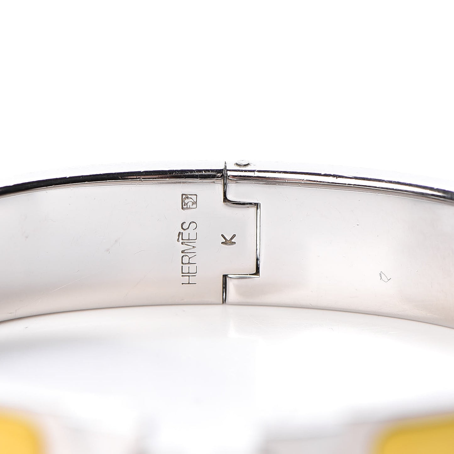 Enamel Narrow Clic Clac H Bracelet PM Mimosa