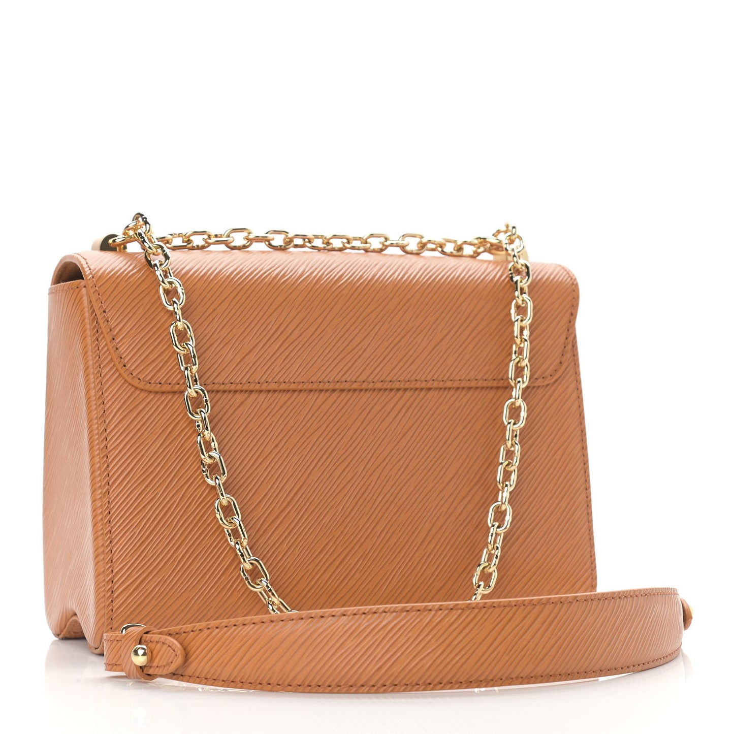 Epi Twist Shoulder Bag MM Gold Miel