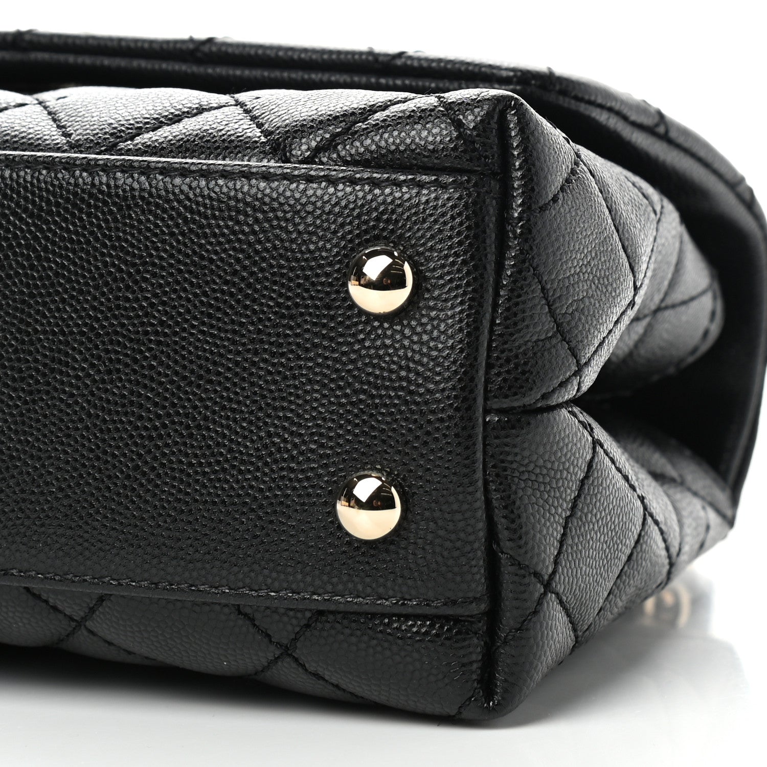 Chanel Caviar Quilted Mini Coco Handle Flap Black 9 of 9