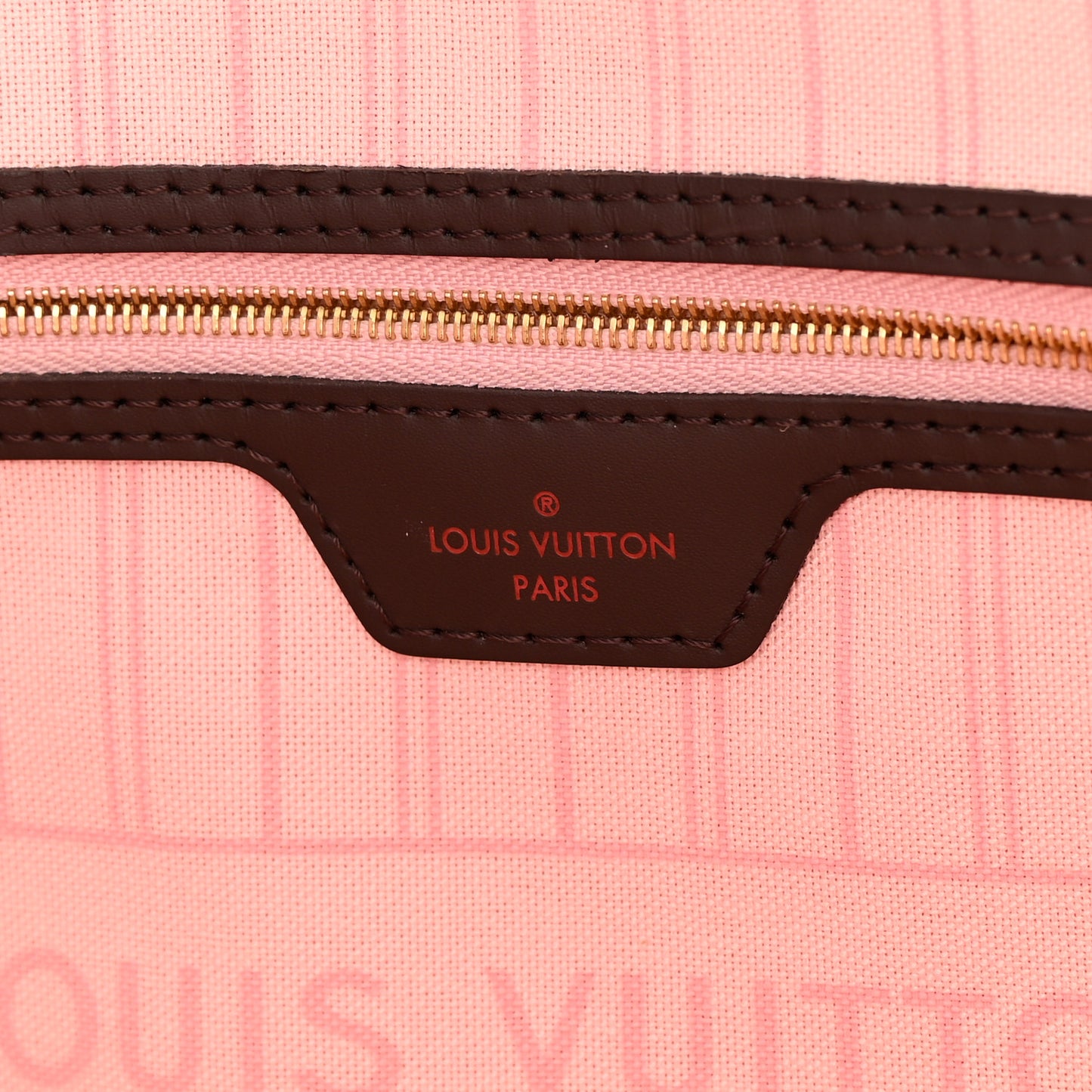 Damier Ebene Neo Neverfull MM Rose Ballerine