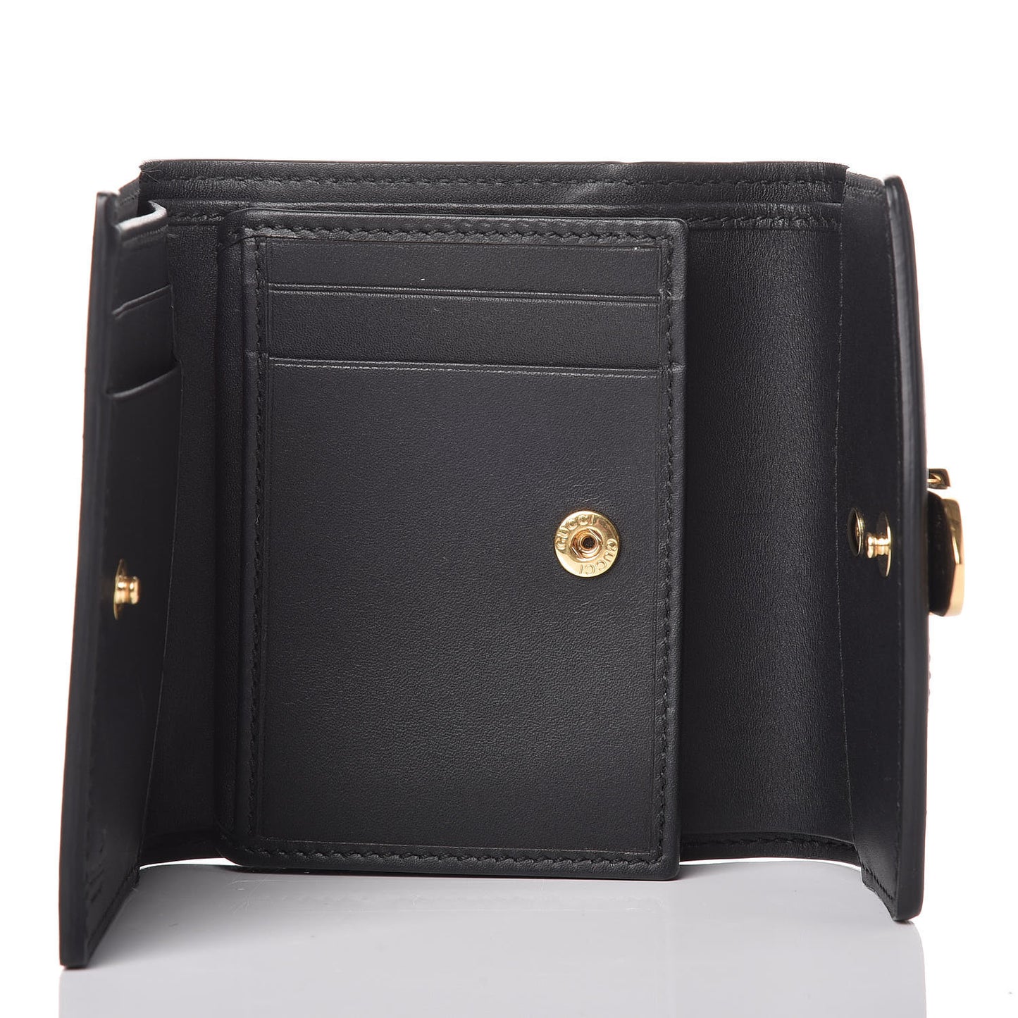 Calfskin Sylvie Wallet Black