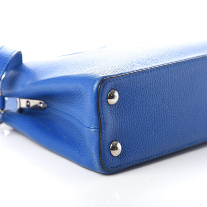 Louis Vuitton Taurillon Capucines BB Royal Blue 8 of 9