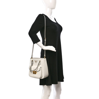 Prada Saffiano Lux Metropolis Tote White 2 of 8