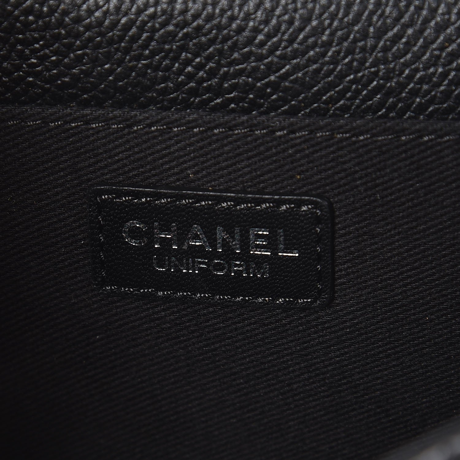 Chanel Grained Calfskin Quilted 2.55 Reissue Flap Belt Bag Clutch Black 5 of 7