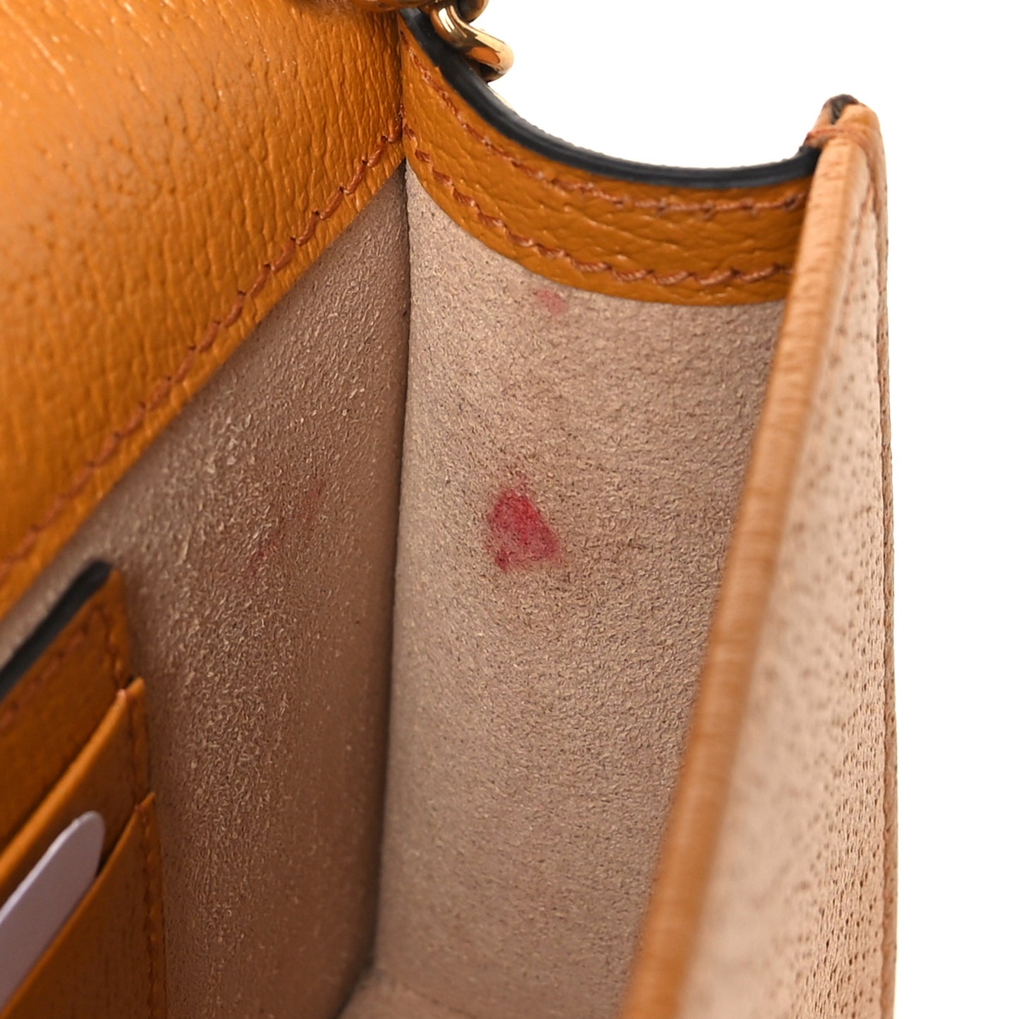 Polished Raffia Textured Dollar Calfskin Houndstooth Mini Diana Chain Bag Natural Sun Oil Mystic White