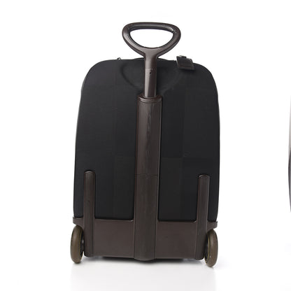 Louis Vuitton Damier Geant Conquerant 55 Roller Luggage Black 3 of 10