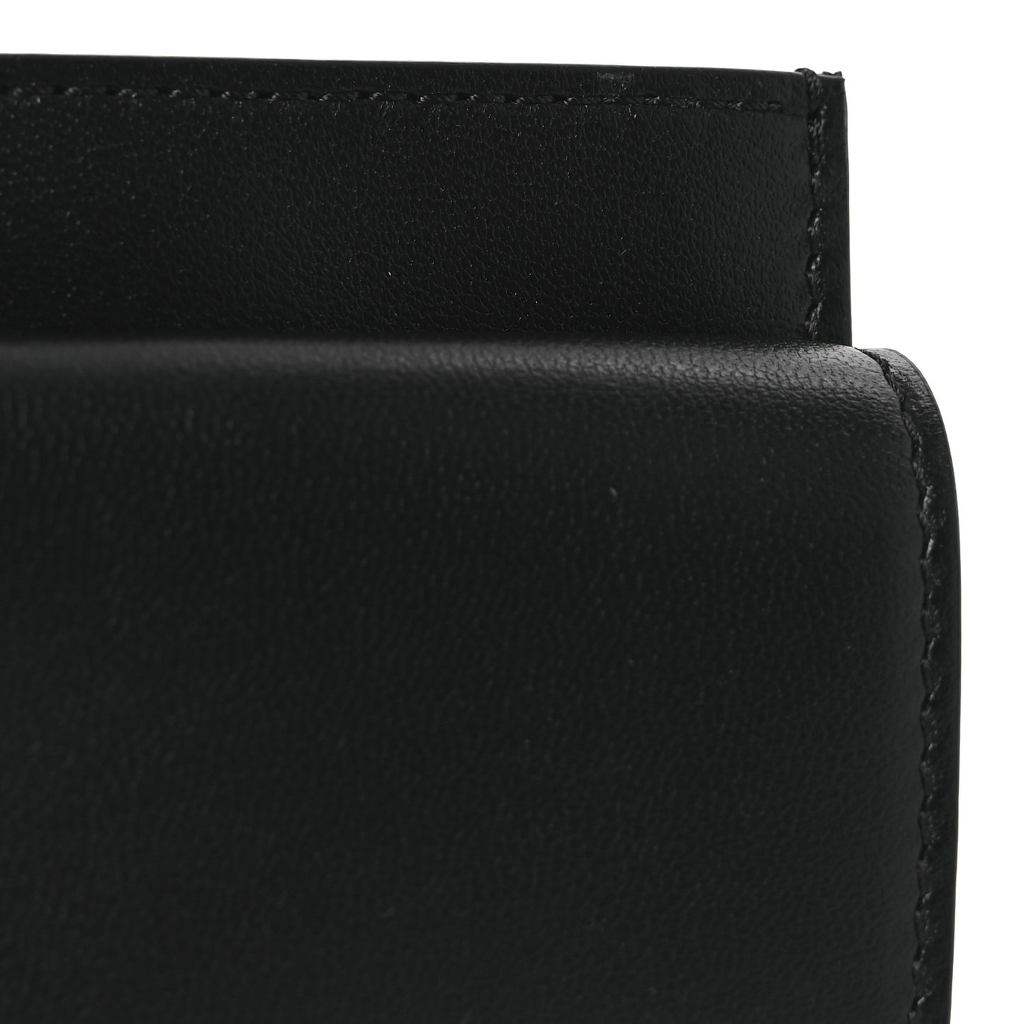 Nappa Matisse FF Diagonal Embossed Fold Over Card Holder Wallet Black