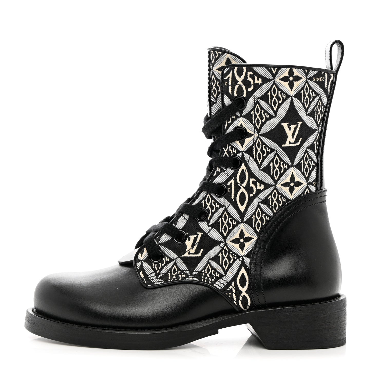 Jacquard Calfskin Since 1854 Metropolis Flat Ranger Boot 36 Gray