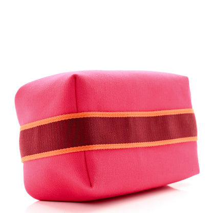 Hermes Canvas Small Bride-A-Brac Pouch Hibiscus 4 of 6