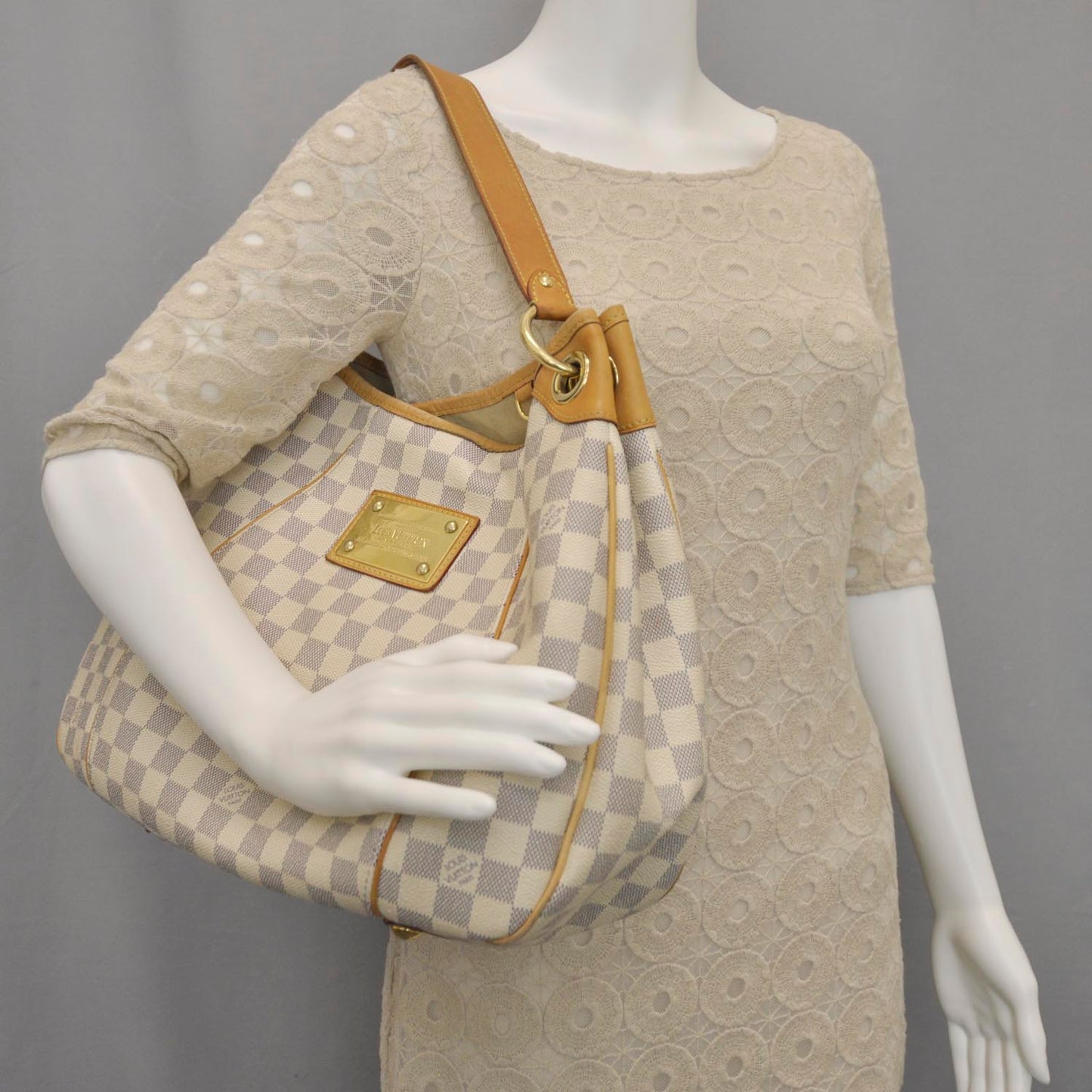 Damier Azur Galliera GM