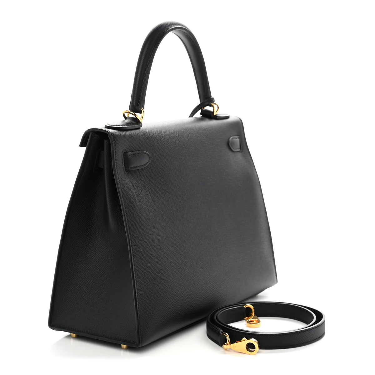 Hermes Epsom Kelly Sellier 28 Black 3 of 11