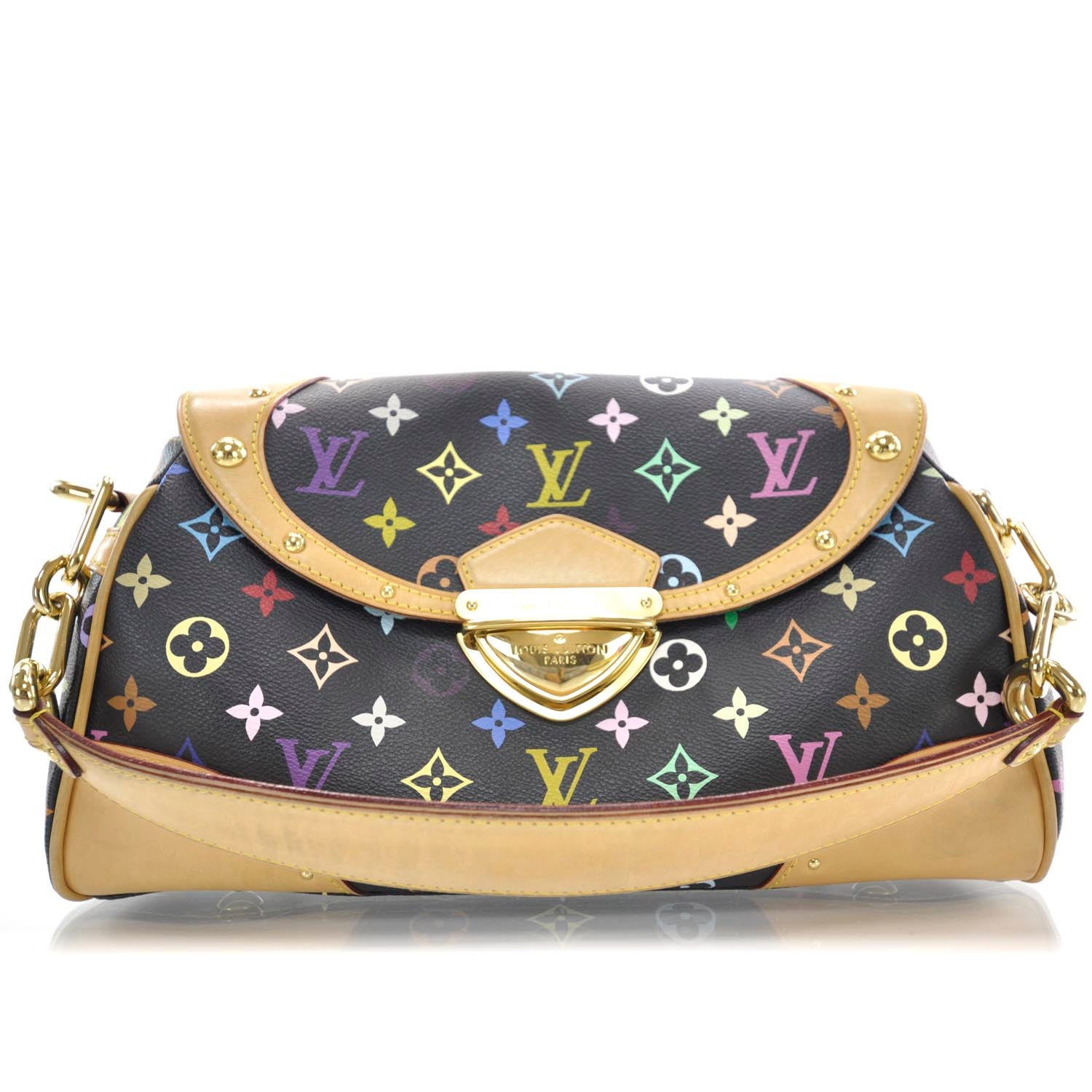 Louis Vuitton Monogram Multicolor Beverly MM Black 1 of 9