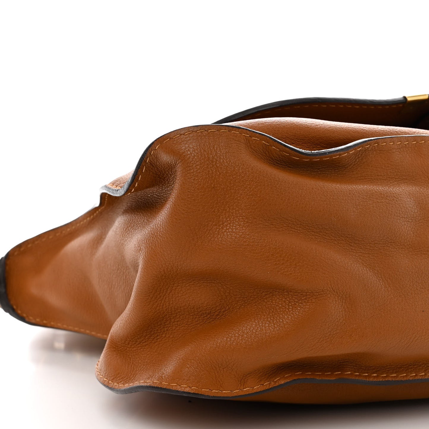 Calfskin Medium Marcie Satchel Tan