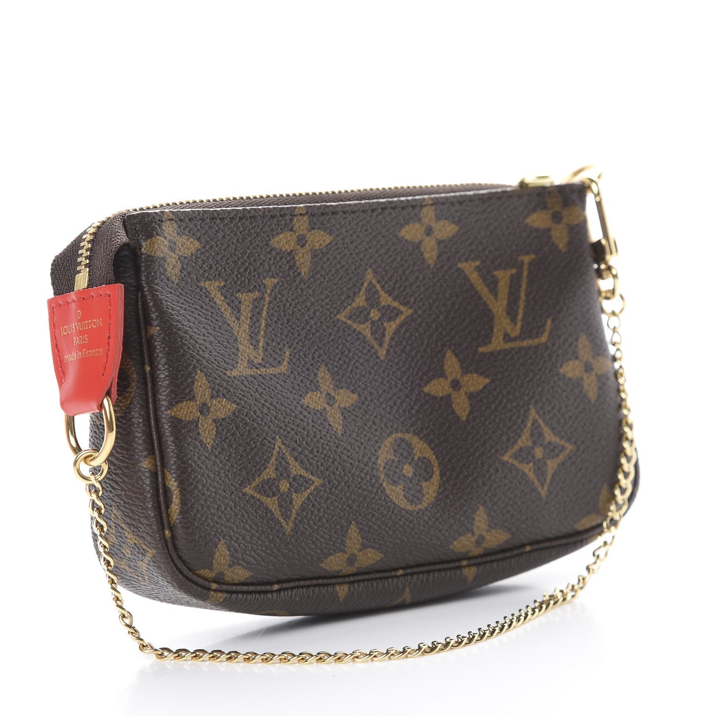 Monogram 2020 Christmas Animation Bumper Cars Mini Pochette Accessories Coquelicot