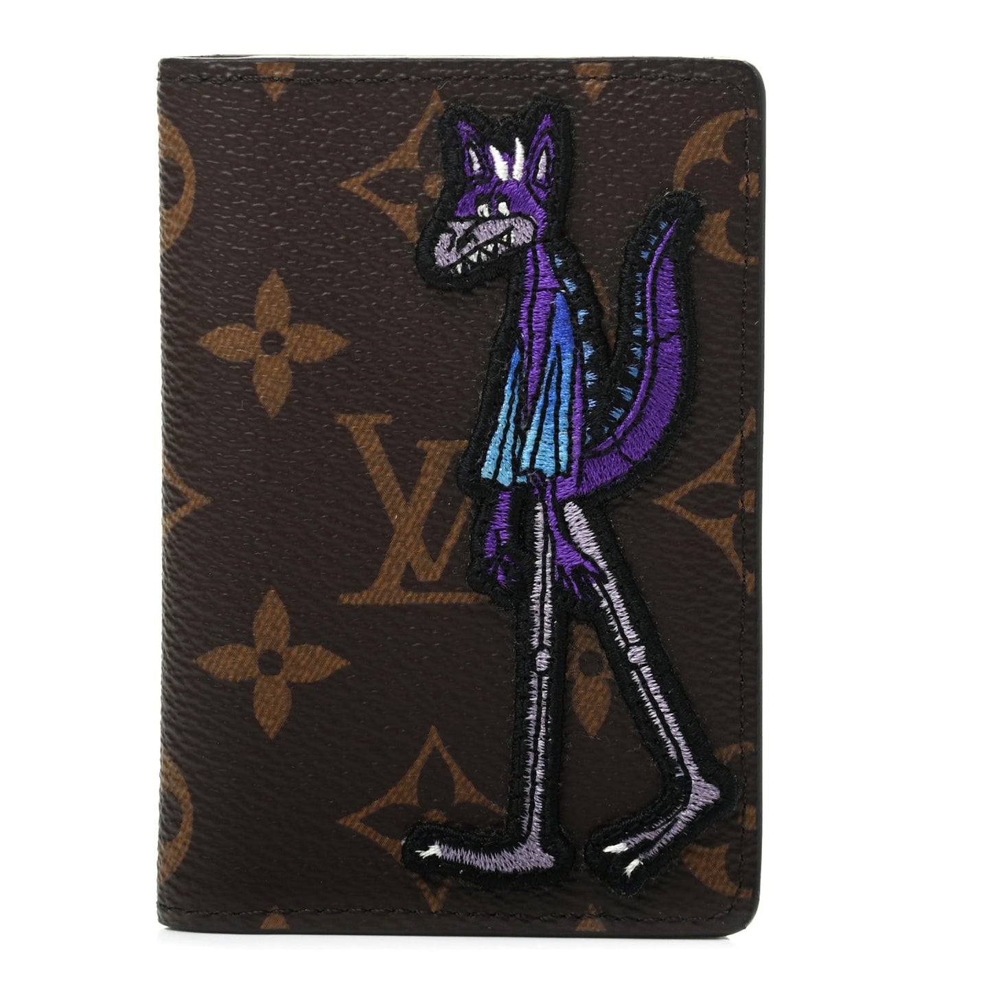 Monogram Embroidered Cartoon LV Friends Pocket Organizer