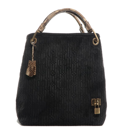 Louis Vuitton Monogram Python Suede Embossed Whisper GM Khol 1 of 7