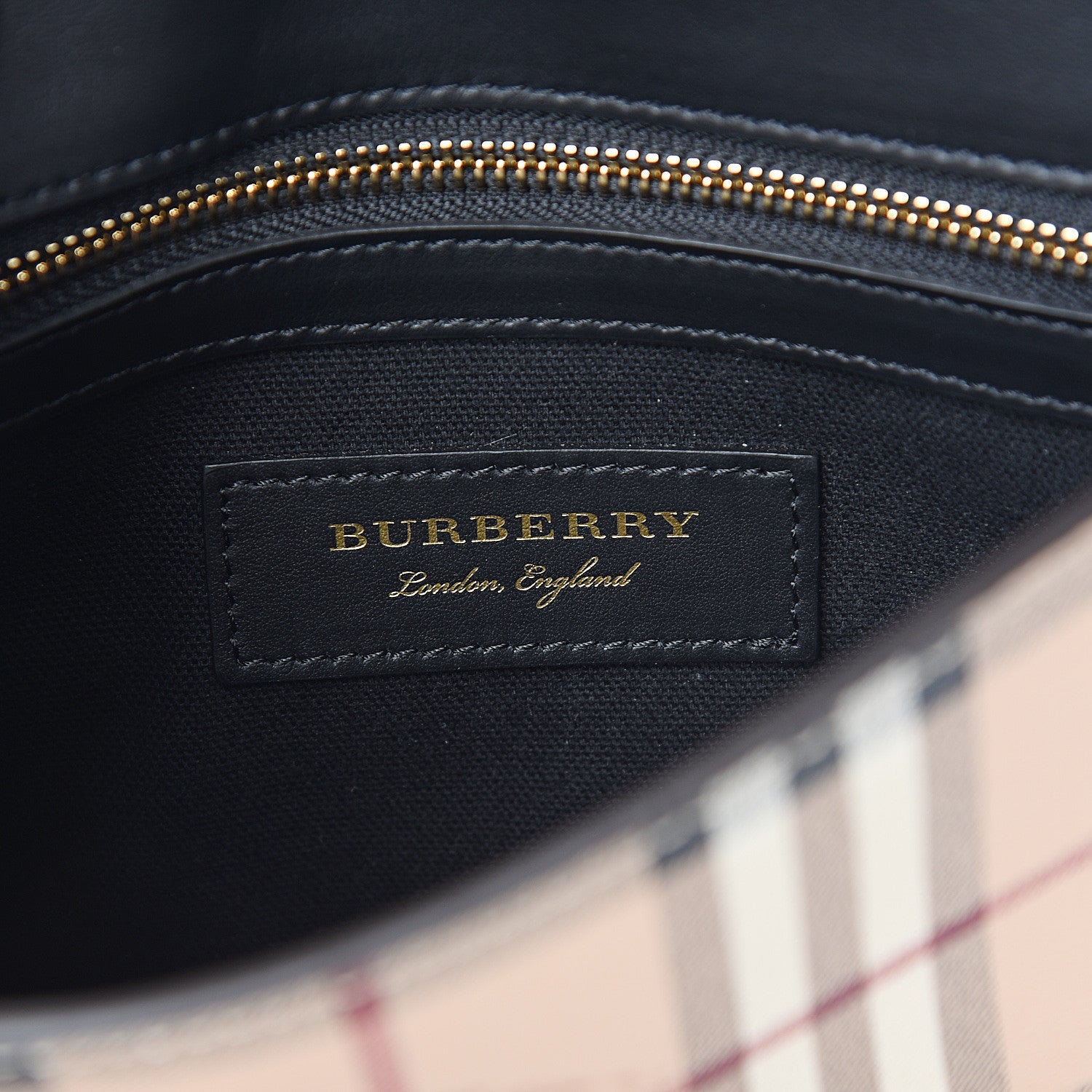 Burberry Haymarket Check Small Loxley Crossbody Bright Toffee 5 of 8