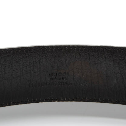 Gucci GG Plus Monogram Interlocking G Belt 85 34 Dark Brown 3 of 5