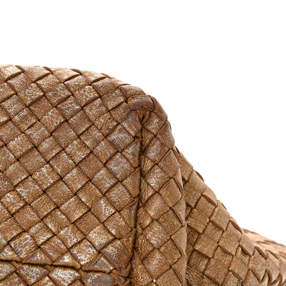 Bottega Veneta Metallic Chevre Intrecciato Medium Cabat Ottone 15 of 16