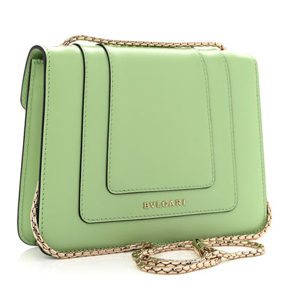 Bulgari Calfskin Serpenti Forever Crossbody Bag Green 4 of 14