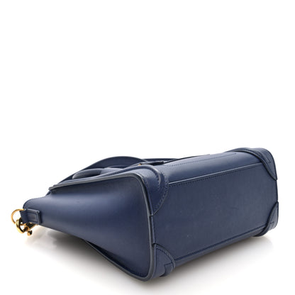Celine Smooth Calfskin Nano Luggage Ink 4 of 9