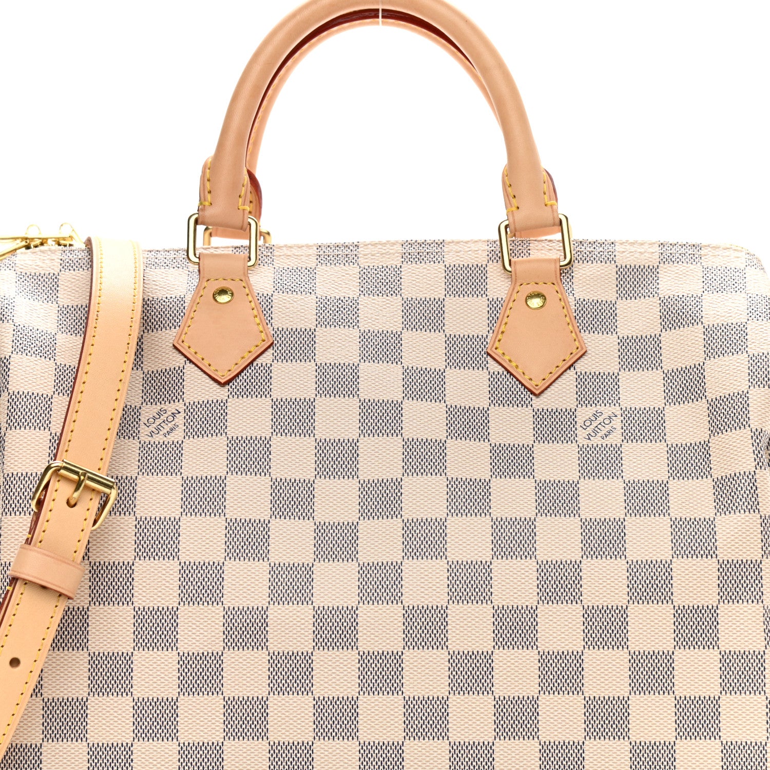 Louis Vuitton Damier Azur Speedy Bandouliere 30 7 of 10
