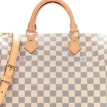 Louis Vuitton Damier Azur Speedy Bandouliere 30 7 of 10