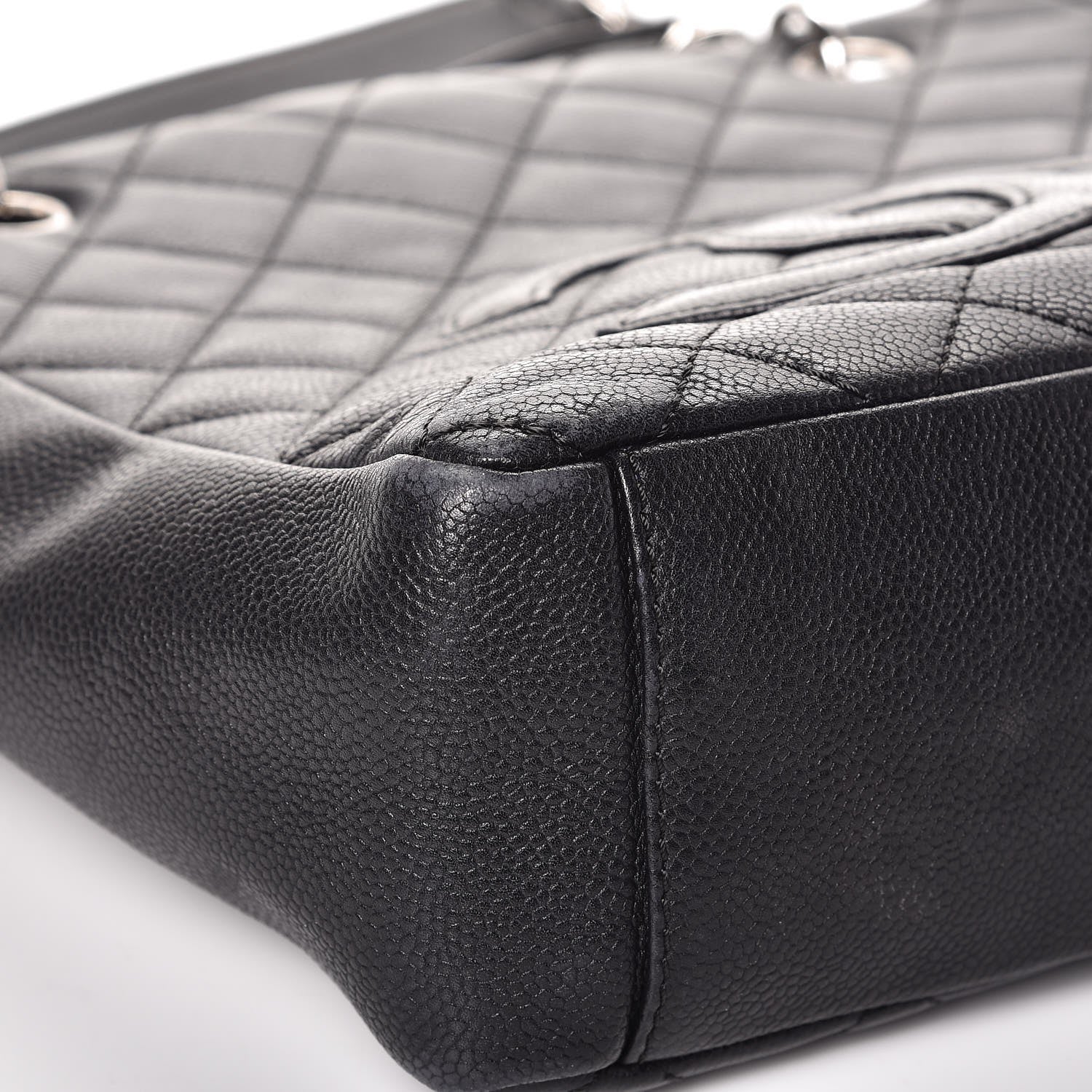 Chanel Caviar Petit Shopping Tote PST Black 10 of 14