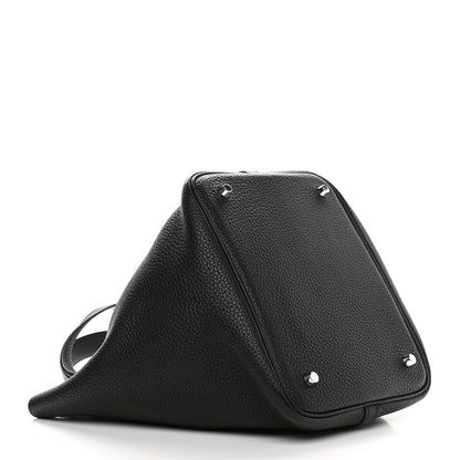 Hermes Taurillon Clemence Picotin Lock 22 MM Black 4 of 9