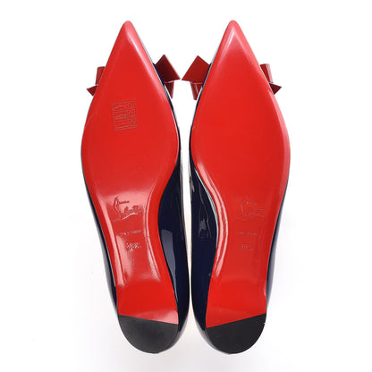 Christian Louboutin Patent Specchio PVC Suspenodo Flats 38.5 Eclipse 5 of 7
