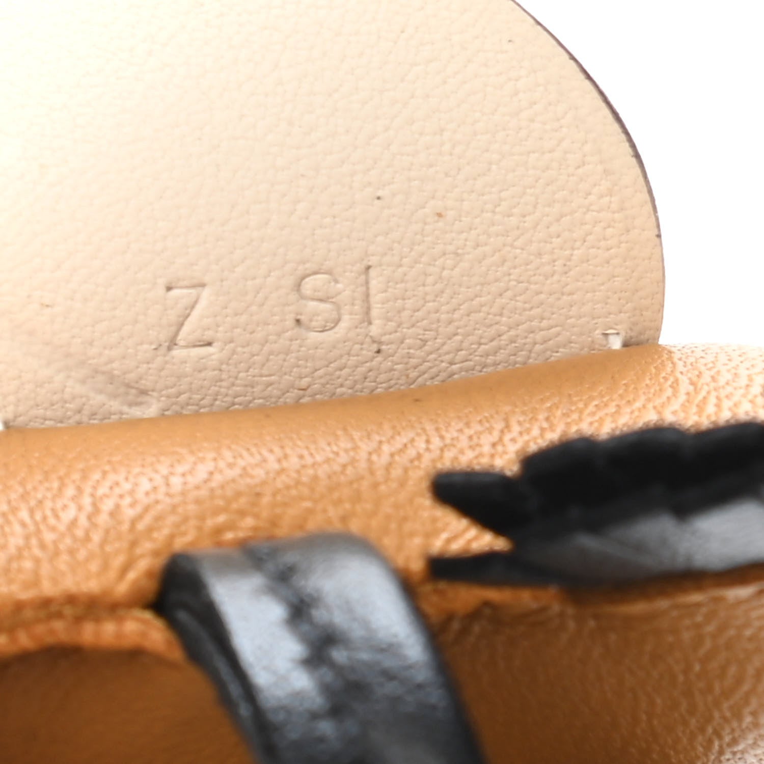 Hermes Milo Lambskin Grigri Rodeo Pegase Horse Bag Charm PM Sesame Black Nata 4 of 4